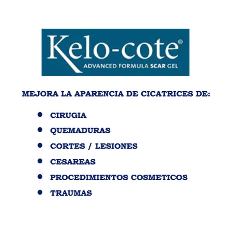 Gel para Cicatrices Kelo-Cote 10grs para cuerpo y cara cicatrizante