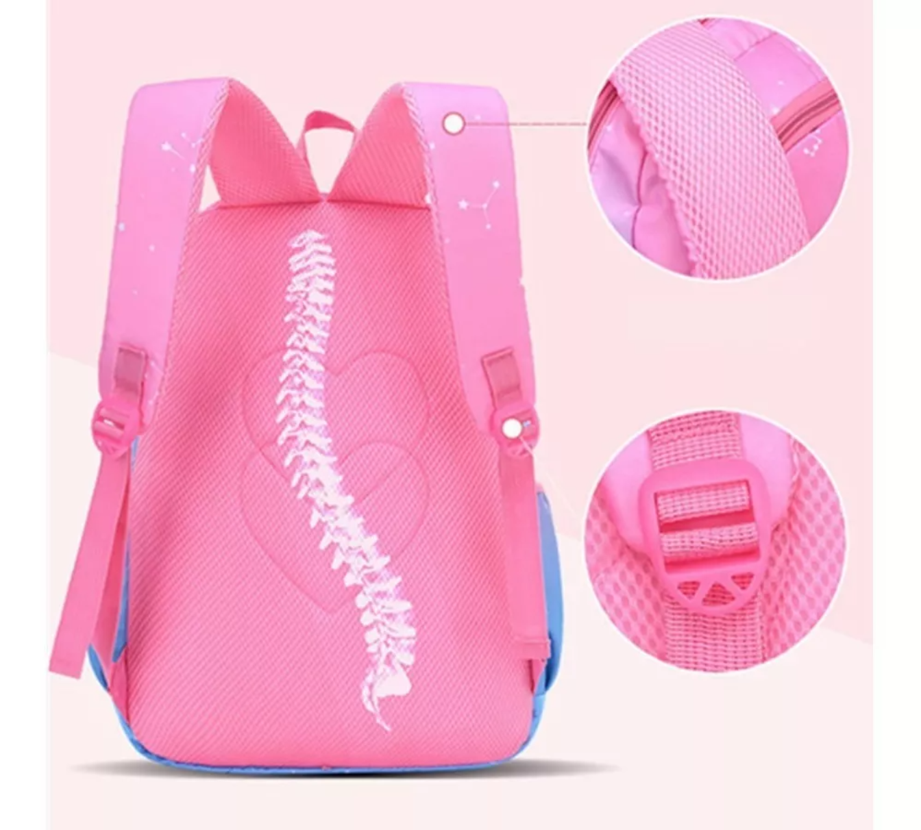 Mochila Para Niña Escolar/primaria Moda Mochilas Infantil ROJA