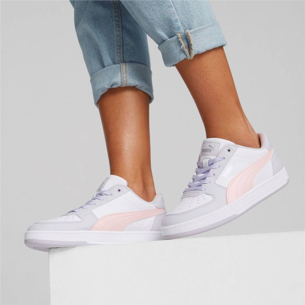 Tenis Casual Puma Caven 2.0 Blanco/Lila De Mujer 392290 11