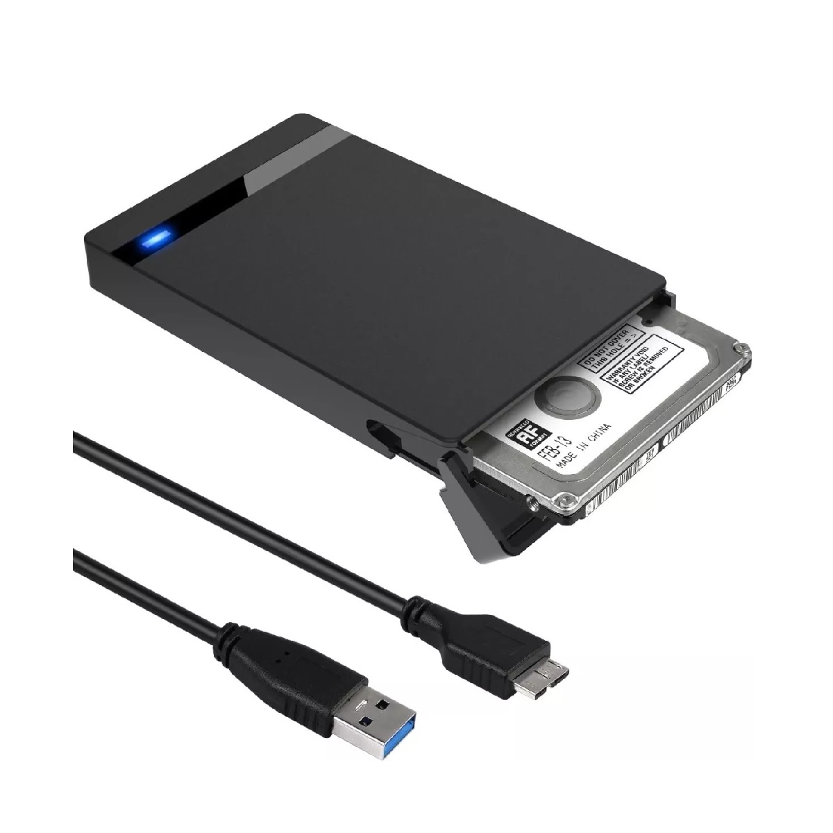 Caja Disco Duro Externo 2.5 Usb3.0 Sata Hdd Ssd Usap 7/9.5mm
