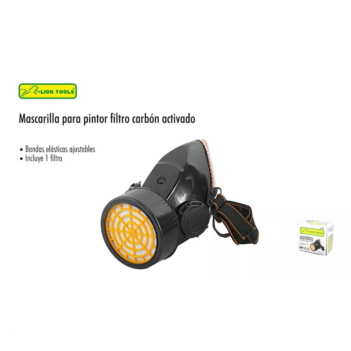 Combo Mascarilla + 6 Filtros De Carbón Activado