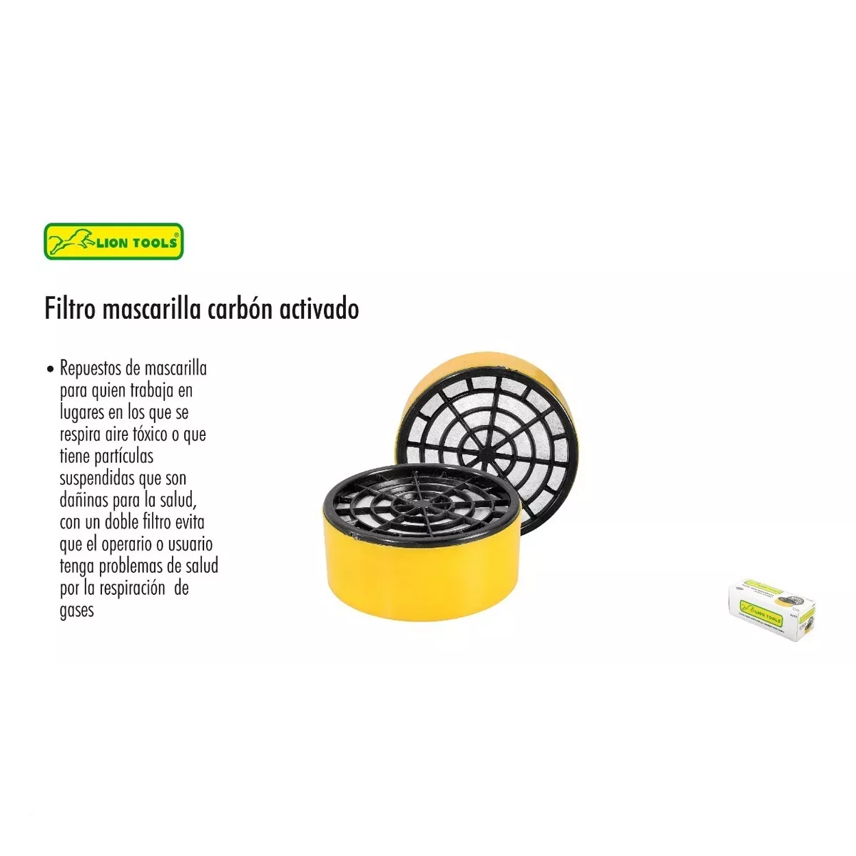 Combo Mascarilla + 6 Filtros De Carbón Activado