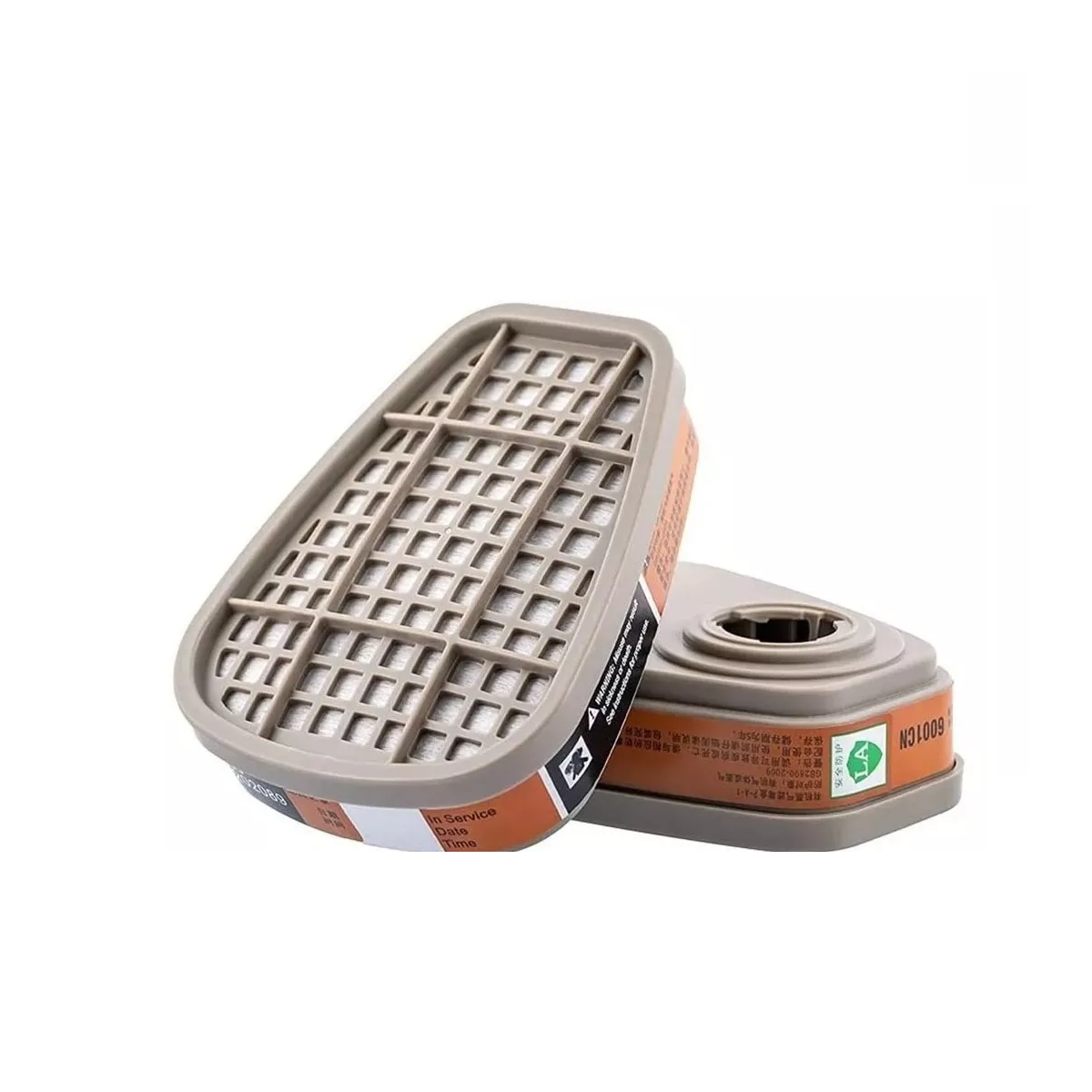 Par Cartucho De Filtro De Respirador 6002 Para Máscara De Gas 3m