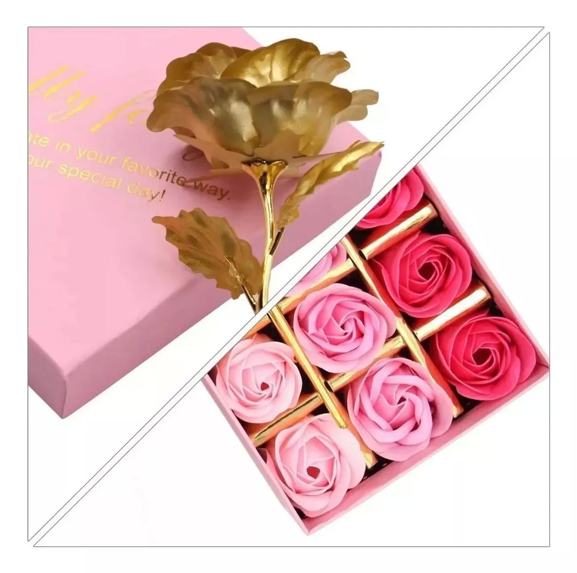 Rosa Eterna De Jabón Fragante Día De La Madre Para Regalo