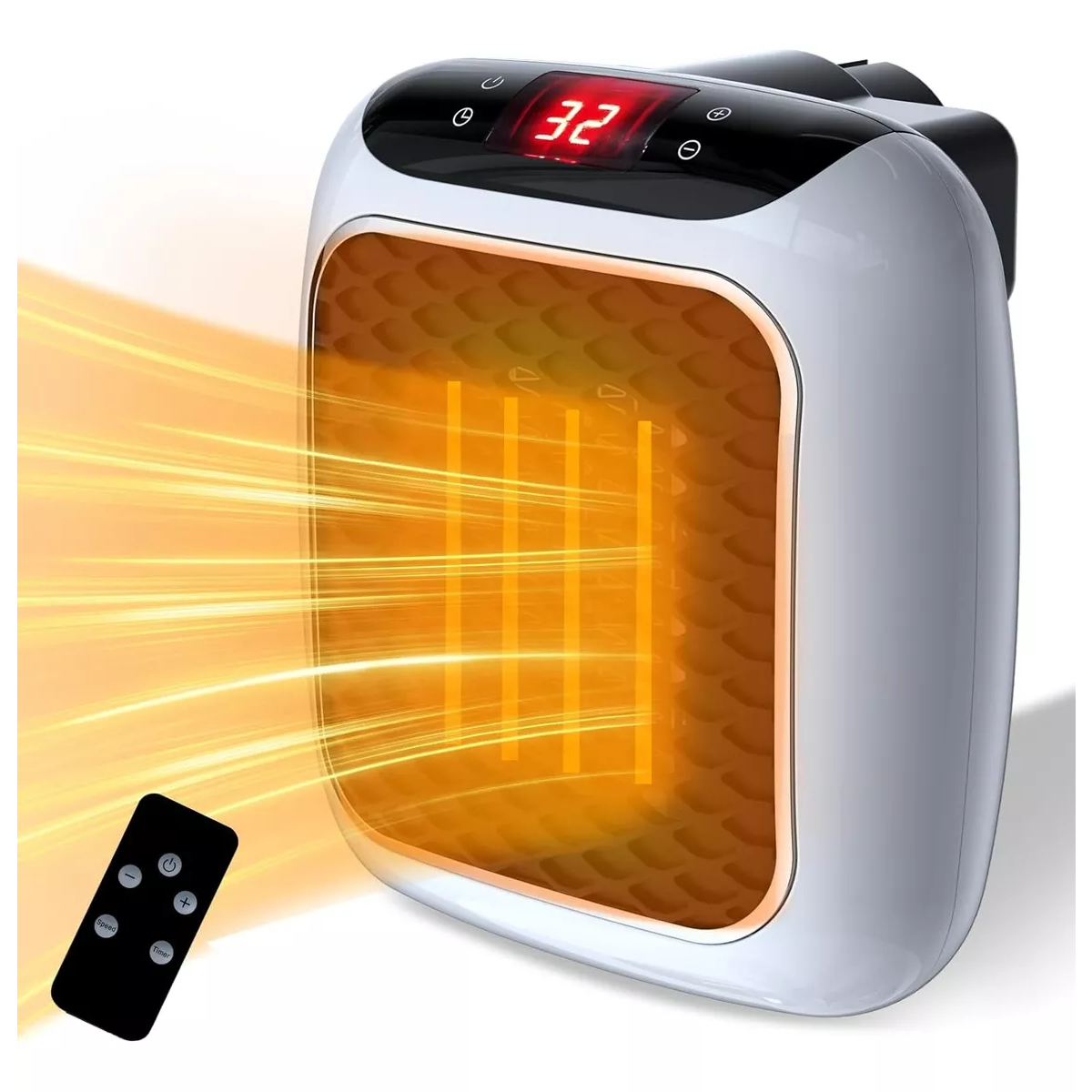 Mini Calefactor De Aire Electrico Portátil 800w 2 Ajustable