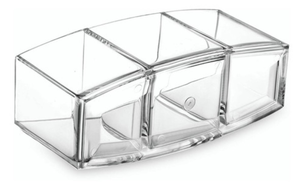 Organizadores De Brochas De Maquillaje Tocador Caja Almacenamiento Transparente 