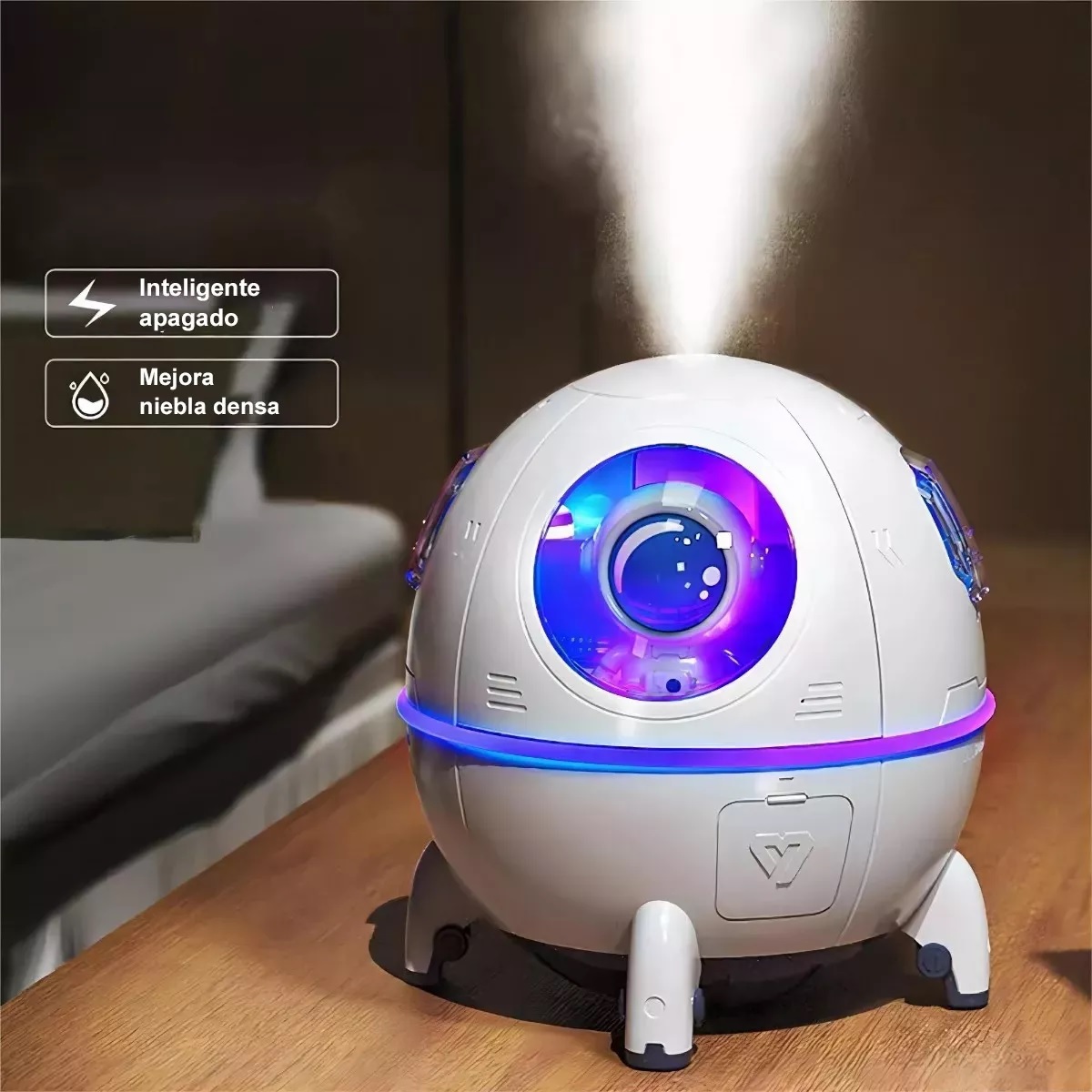 Humidificador Difusor Con Luces Led De Astronauta