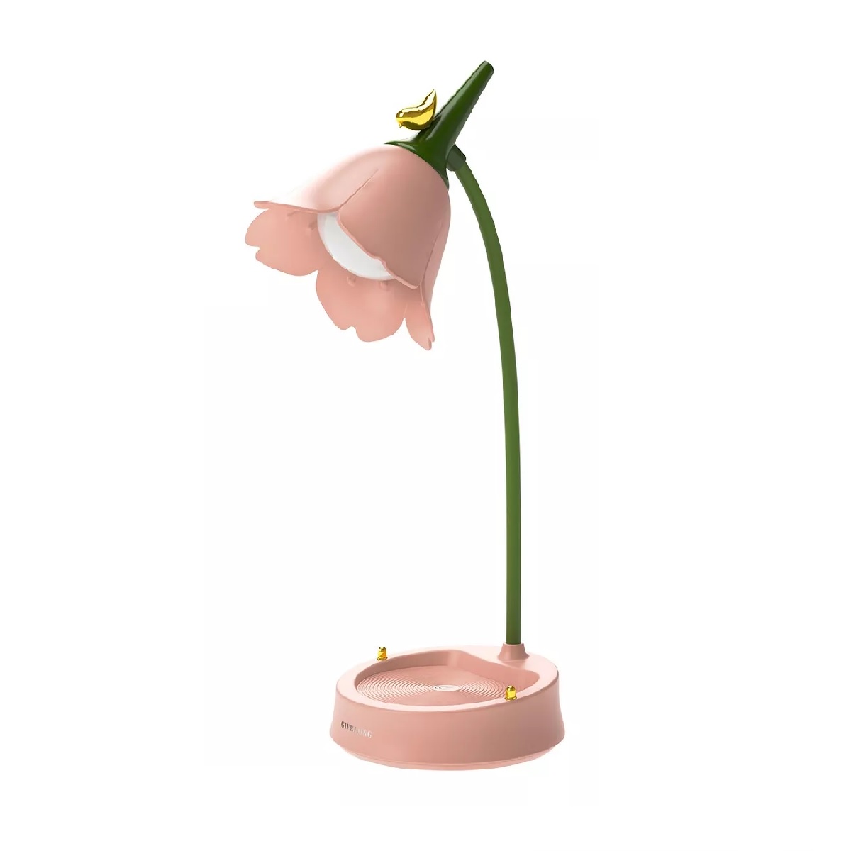 Lámpara De Escritorio De Flores Ajustable Lámpara Led Táctil