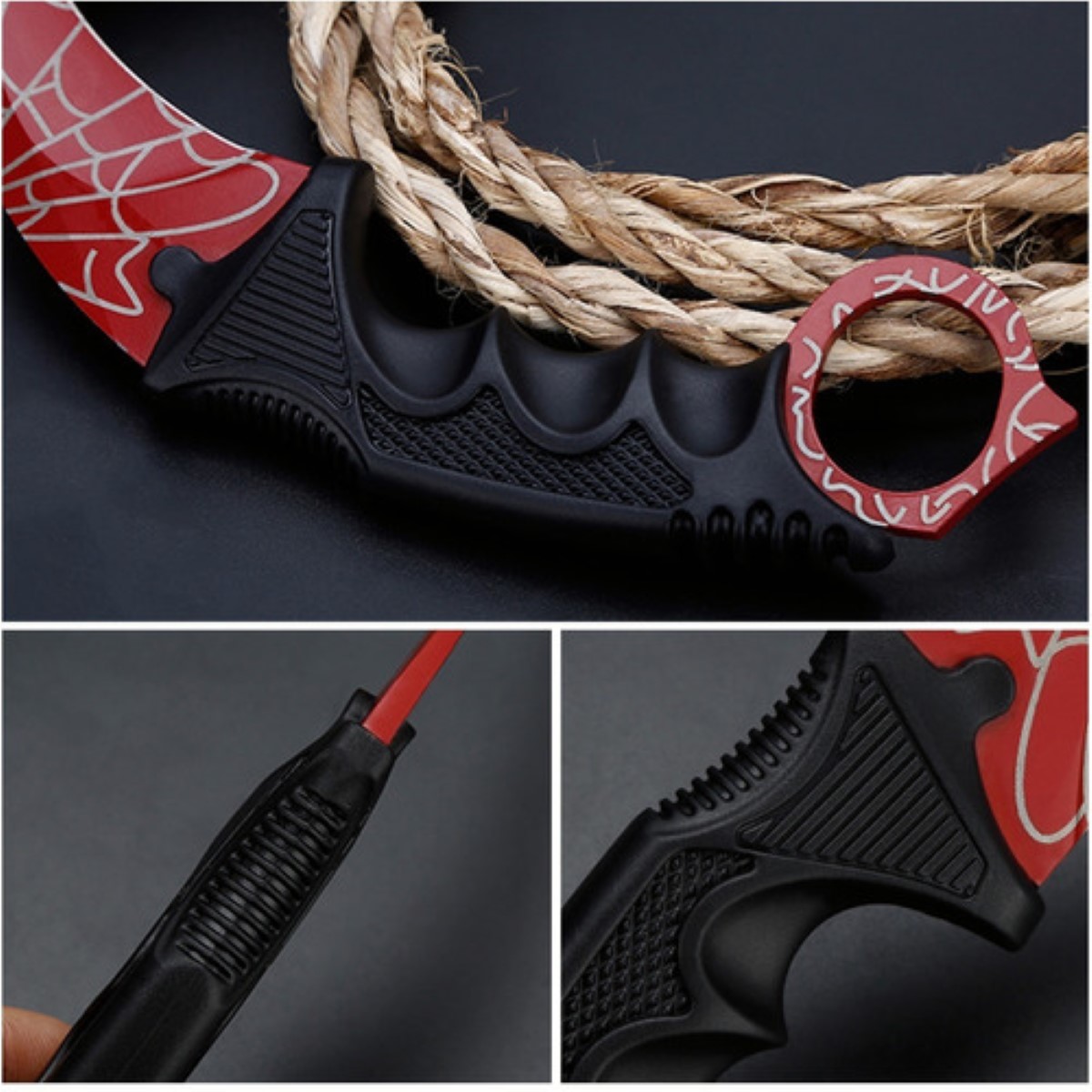 Cuchillo Karambit Cuchillo Tactico Militar Caceria 4pcscolores