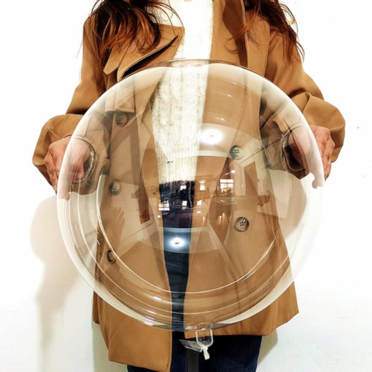 50 Globos Bobo Burbuja Ballón Transparente 18in Para Fiestas Transparente