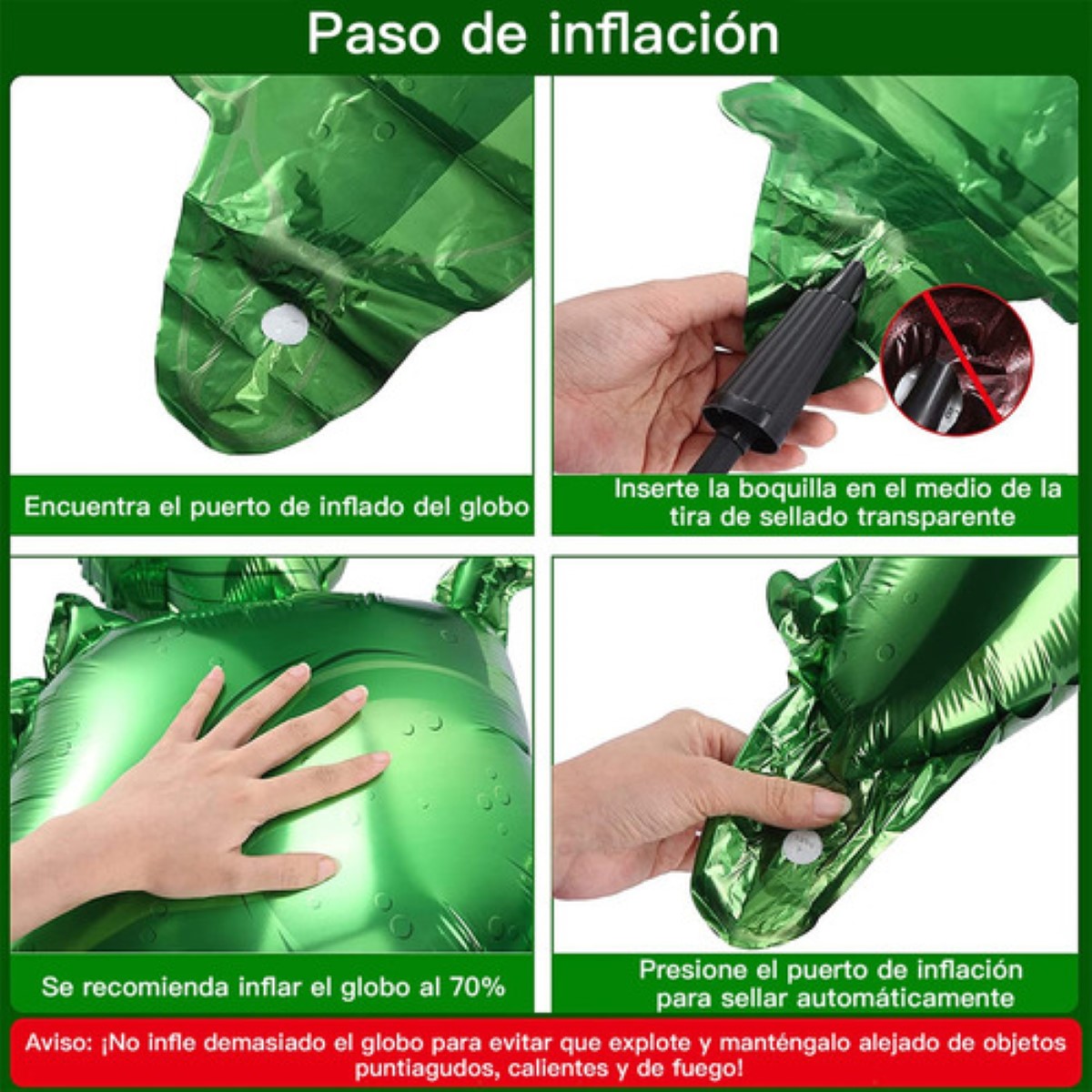 25 Globos Metálicos De Dinosaurios Decorativos Para Fiestas Dinosaurios