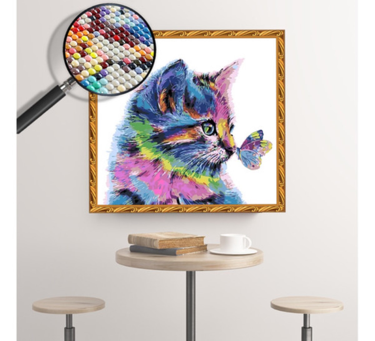 5d Cuadros Decorativos De Diamantes Para La Decoración cat
