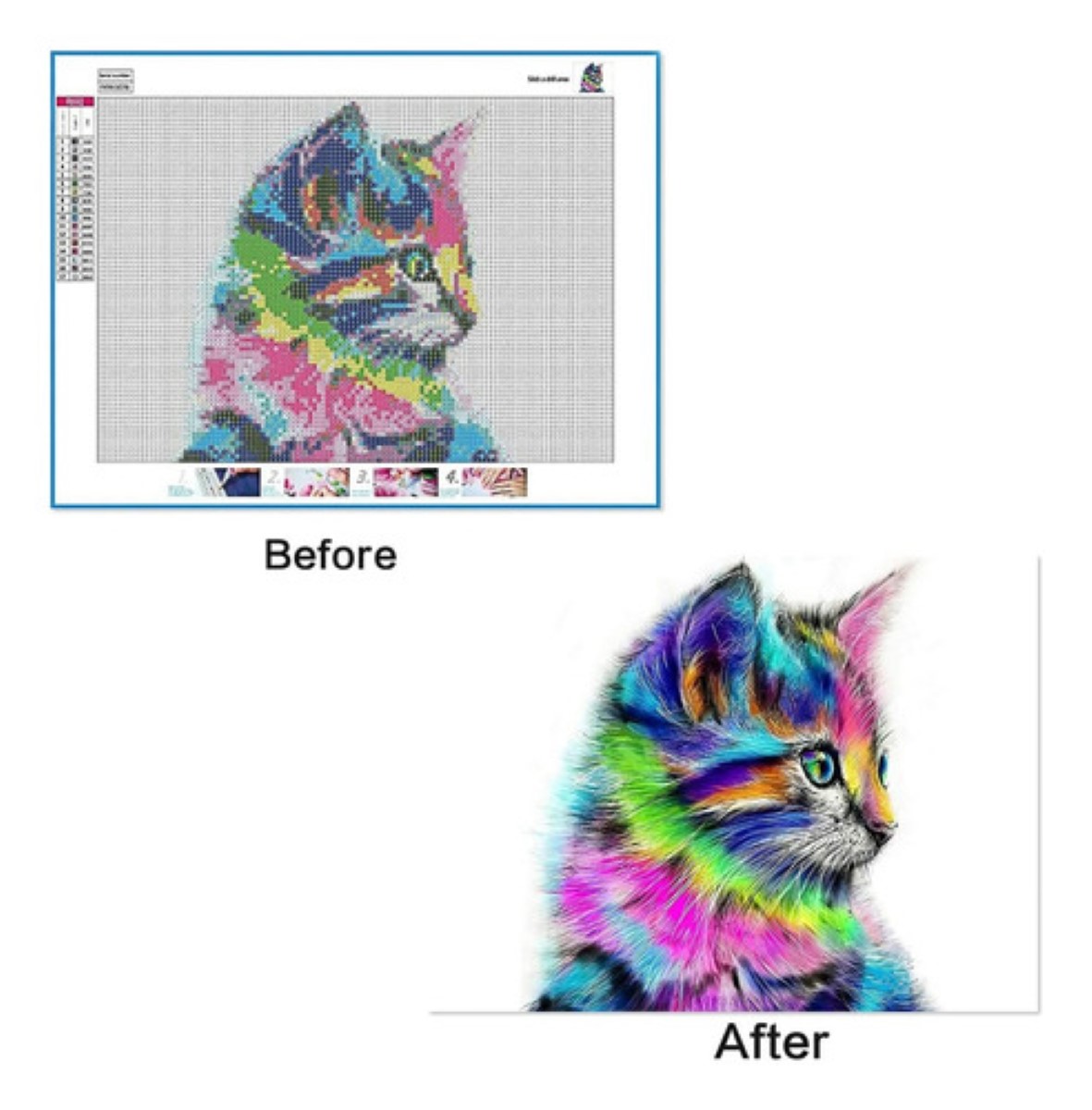 5d Cuadros Decorativos De Diamantes Para La Decoración cat