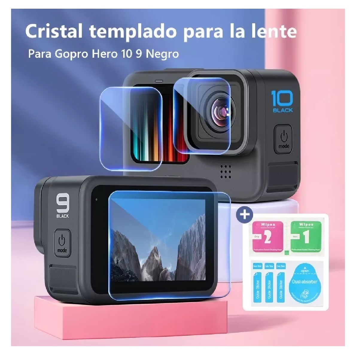 Kit De Accesorios Con 3 Baterías Para Gopro Hero 11 10 9