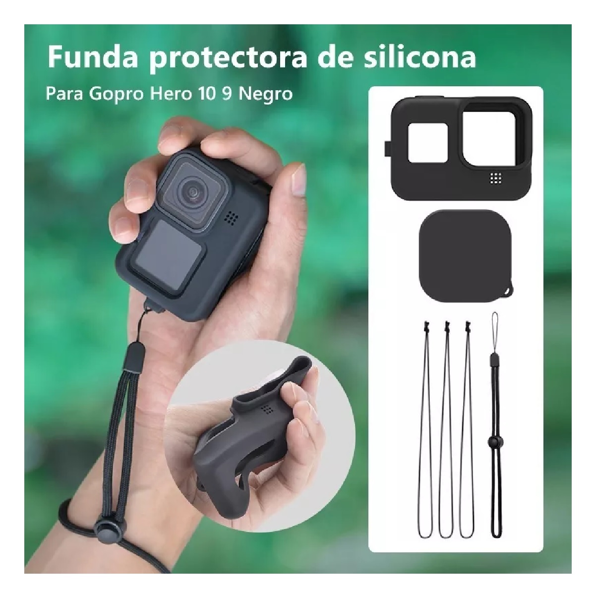 Kit De Accesorios Con 3 Baterías Para Gopro Hero 11 10 9