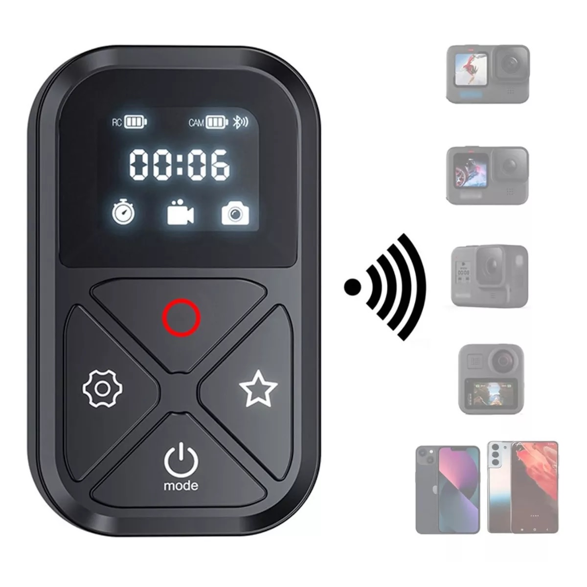 Bluetooth Control Remoto Fotos Para Gopro Hero 11 10 9 8 Max