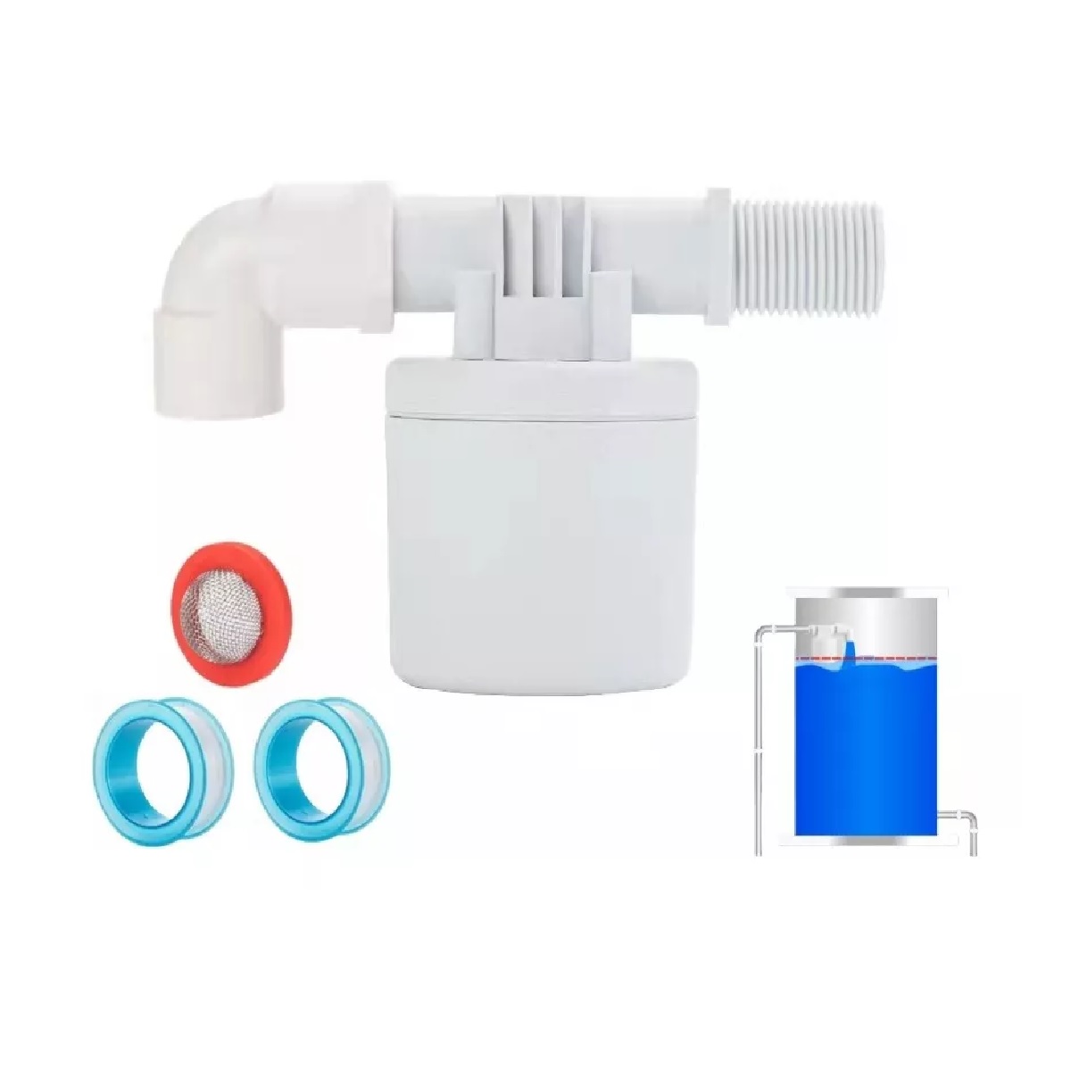 Válvula Control Automática De Agua Nivel Bola Flotante