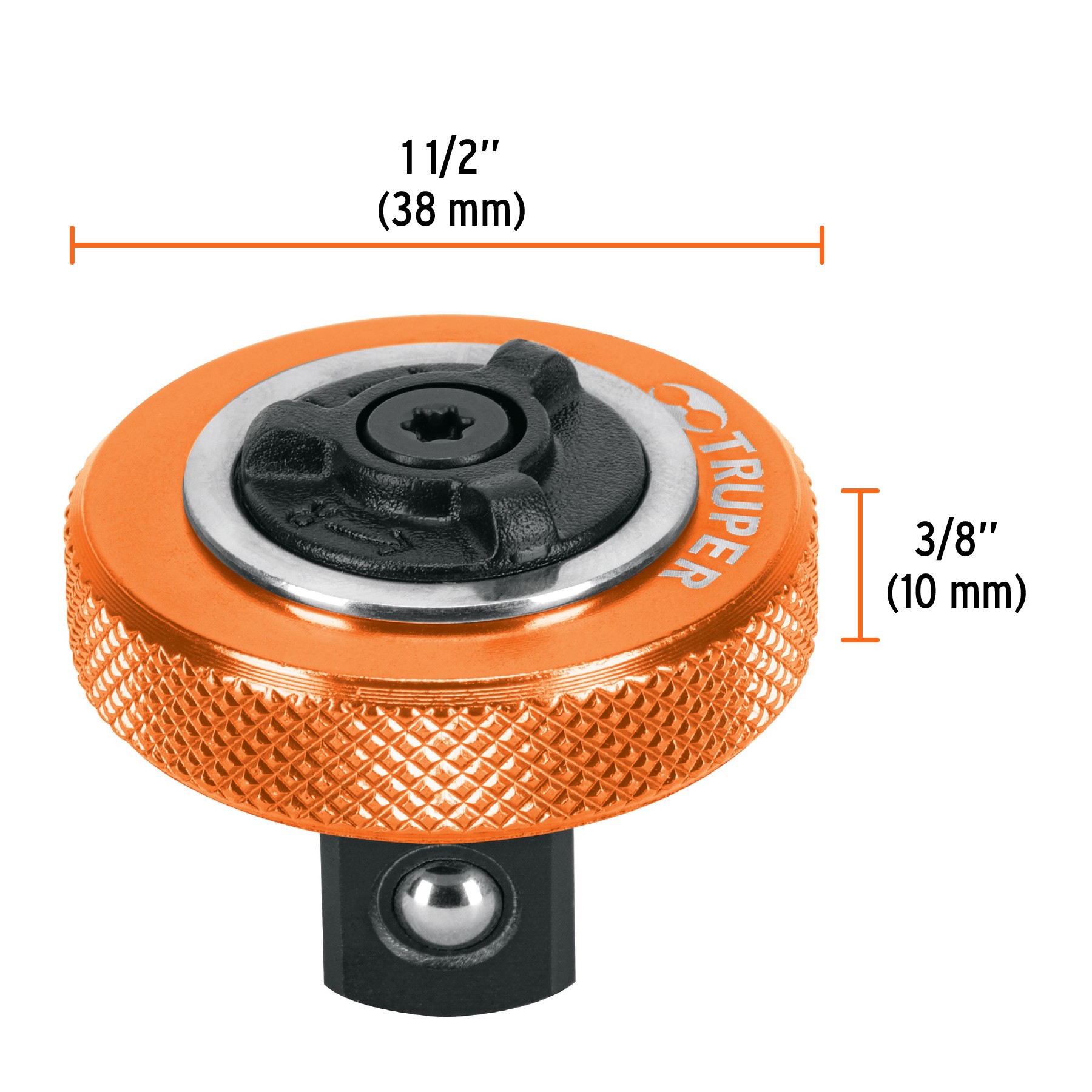 MATRACA CUADRO 1/2" TIPO PERILLA, TRUPER 13653