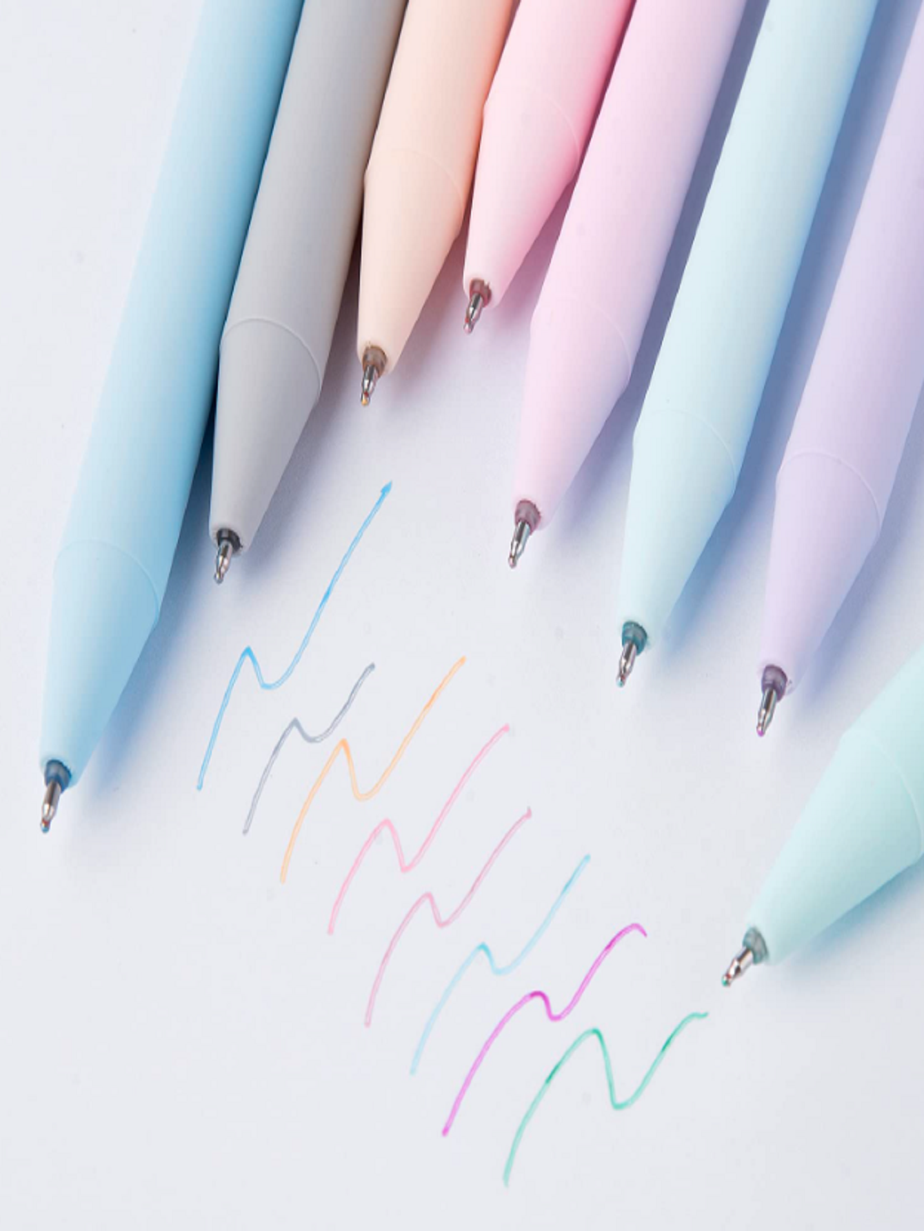 set de 8 bolígrafos de gel Macaron pastel Chosch