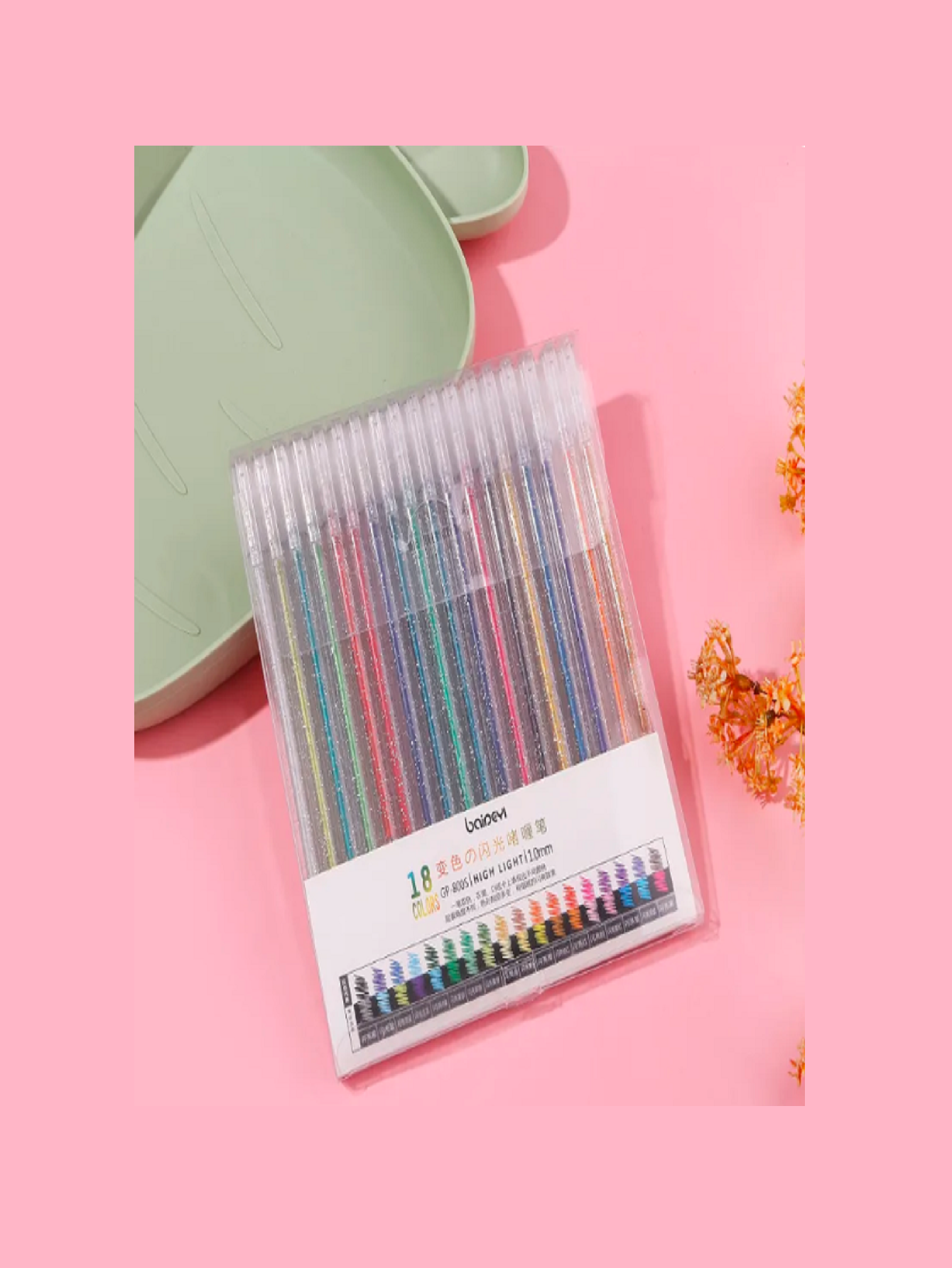 Set de Plumas Contorno Metalizado Chosch Outline