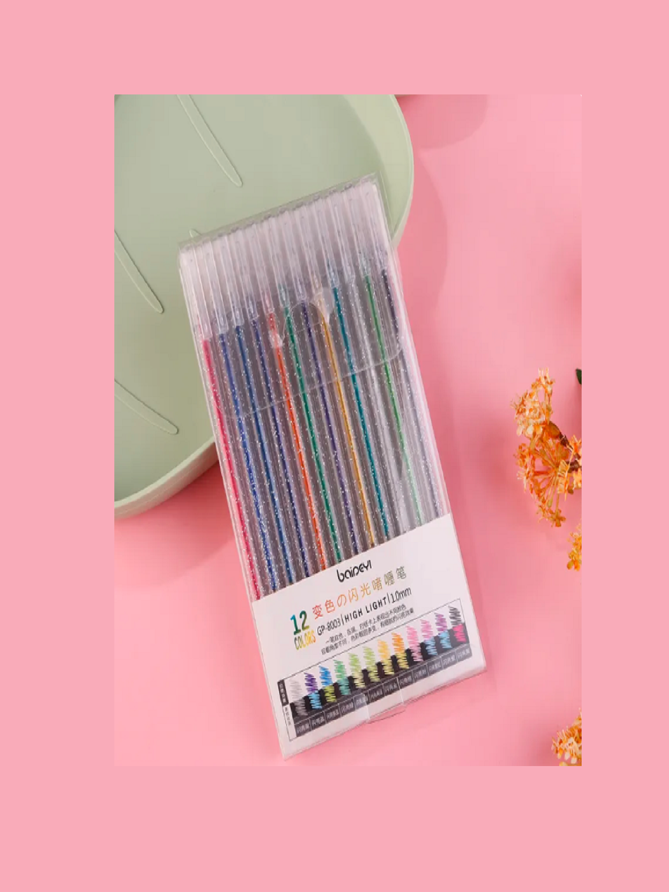 Set de Plumas Contorno Metalizado Chosch Outline
