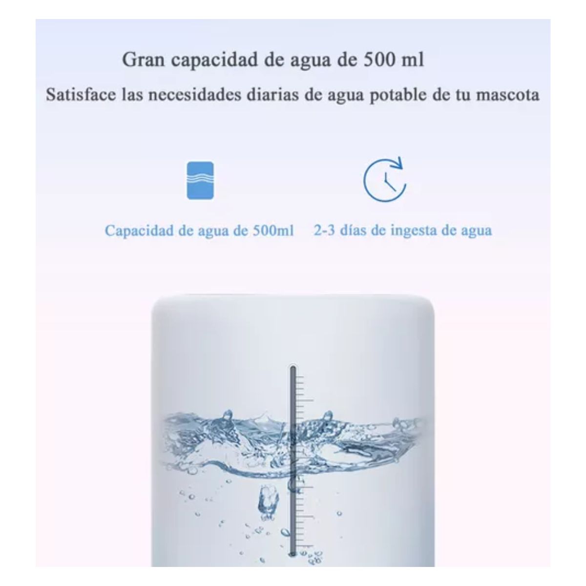 Dispensador Comedero Y Bebedero 2 En 1 Para Perros Gatos blanco