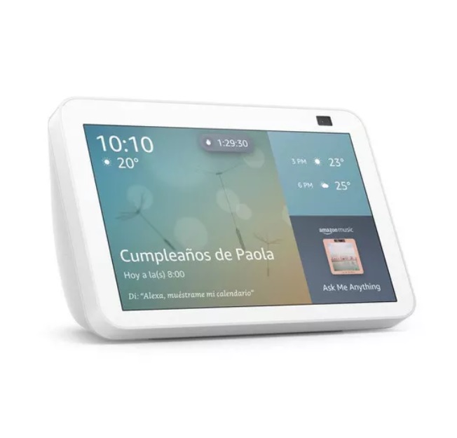Echo Show 8 2nd Gen Alexa pantalla integrada de 8" ECHOSHOW8-BLA