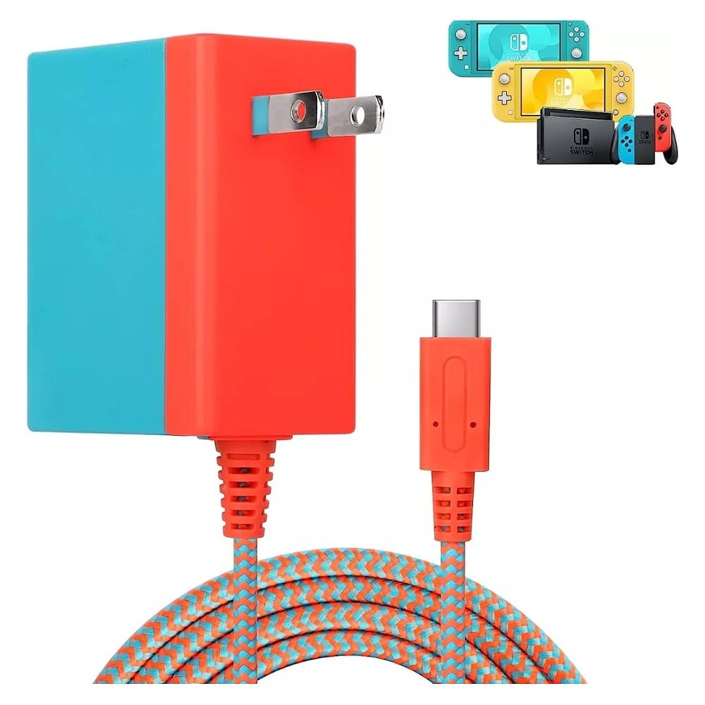 Cargador generico para Nintendo Switch 5v 1.5a/ 15v 2.6a Ac Adaptador