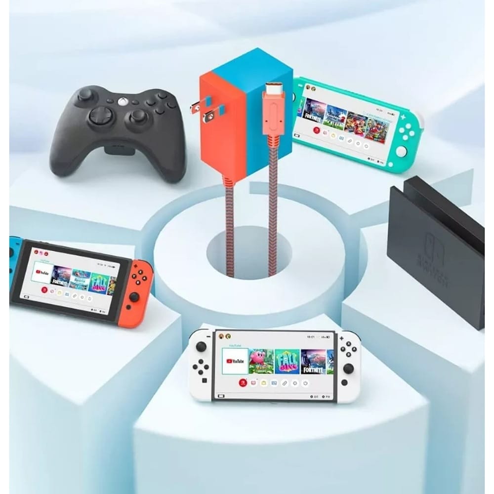 Cargador generico para Nintendo Switch 5v 1.5a/ 15v 2.6a Ac Adaptador