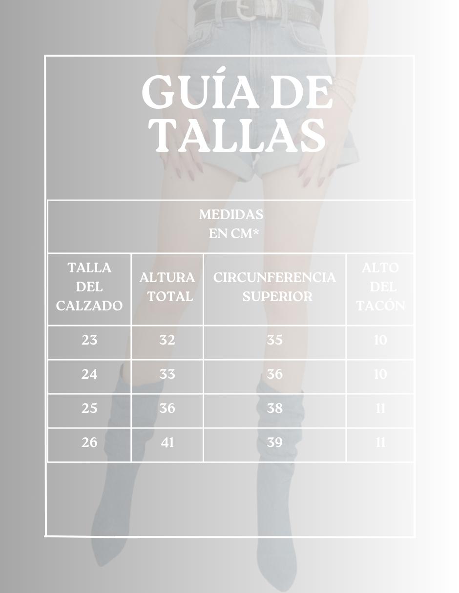 Bota abajo de la rodilla para mujer