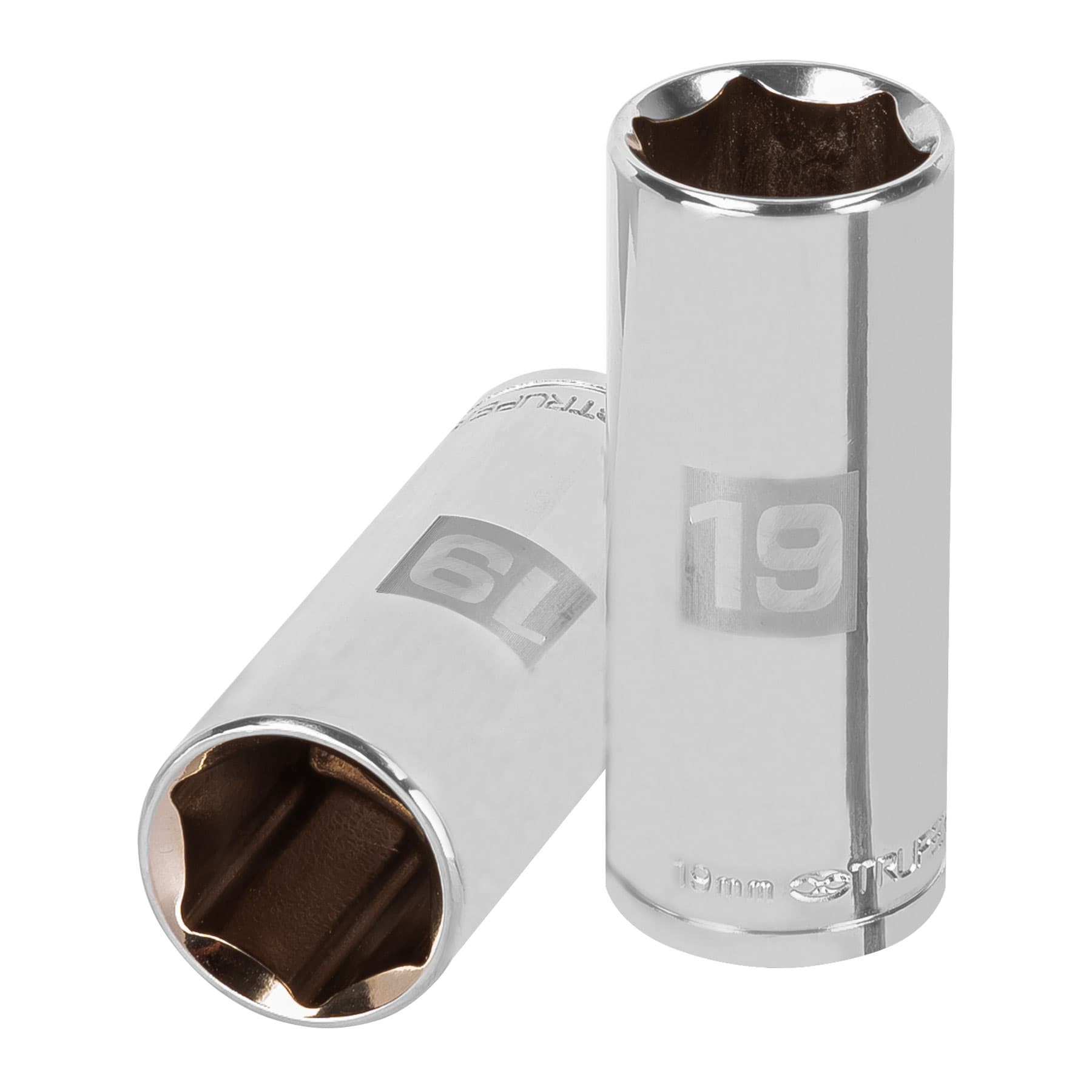 DADO LARGO DE 19 MM, 6 PUNTAS, CUADRO 3/8", TRUPER 13779