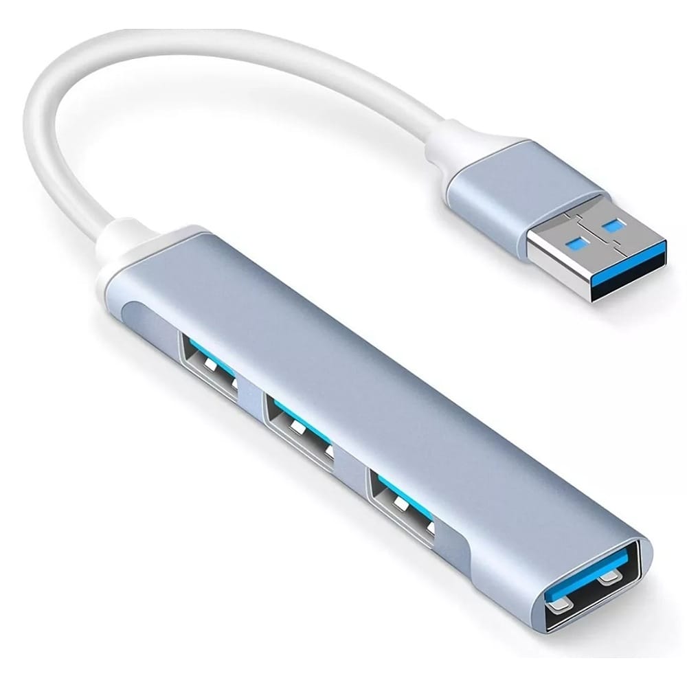 Hub Adaptador Multi-puerto Delgado De 4 Puertos Usb 3.0
