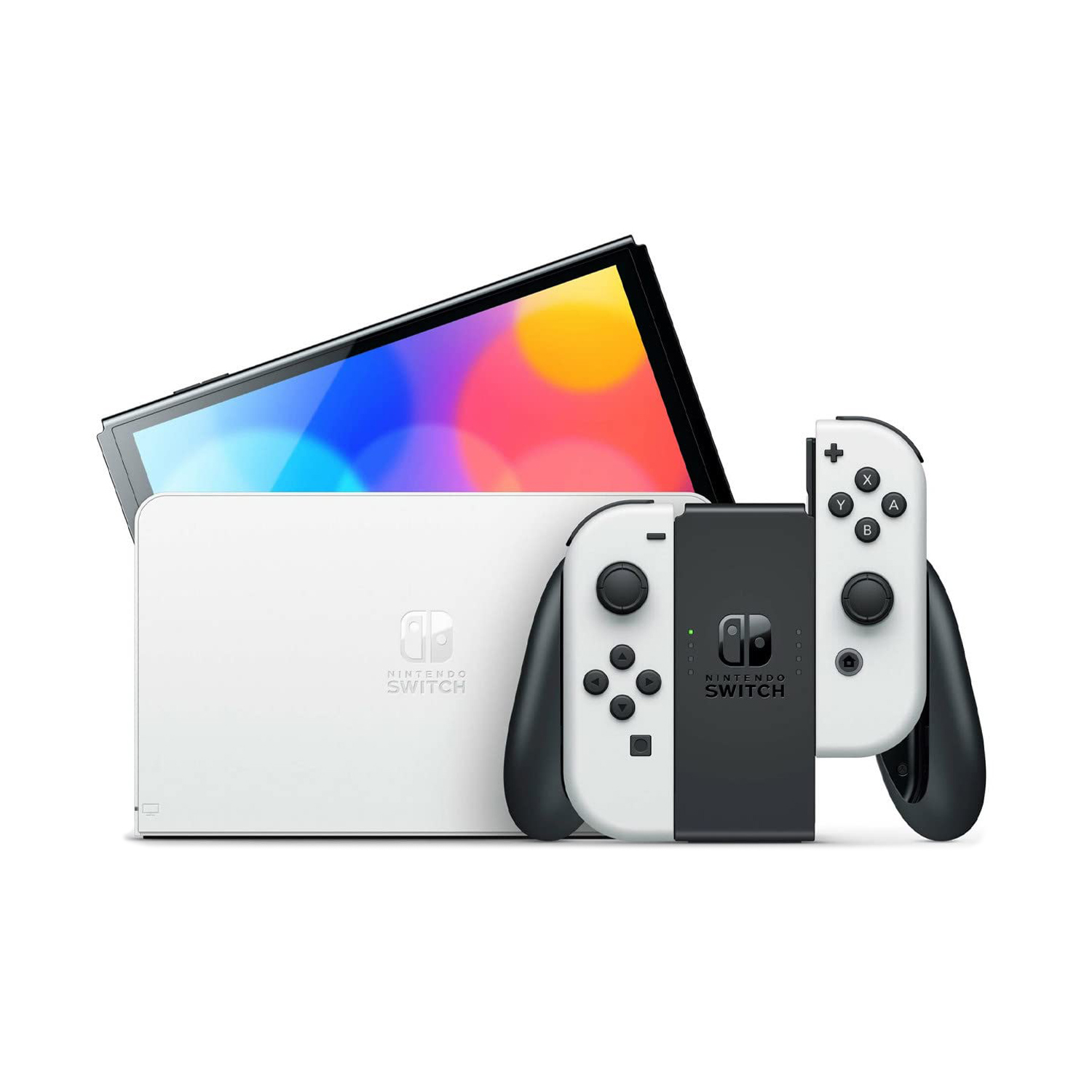 NINTENDO SWITCH OLED 64GB BLANCO MÁS PROYECTOR AMARILLO