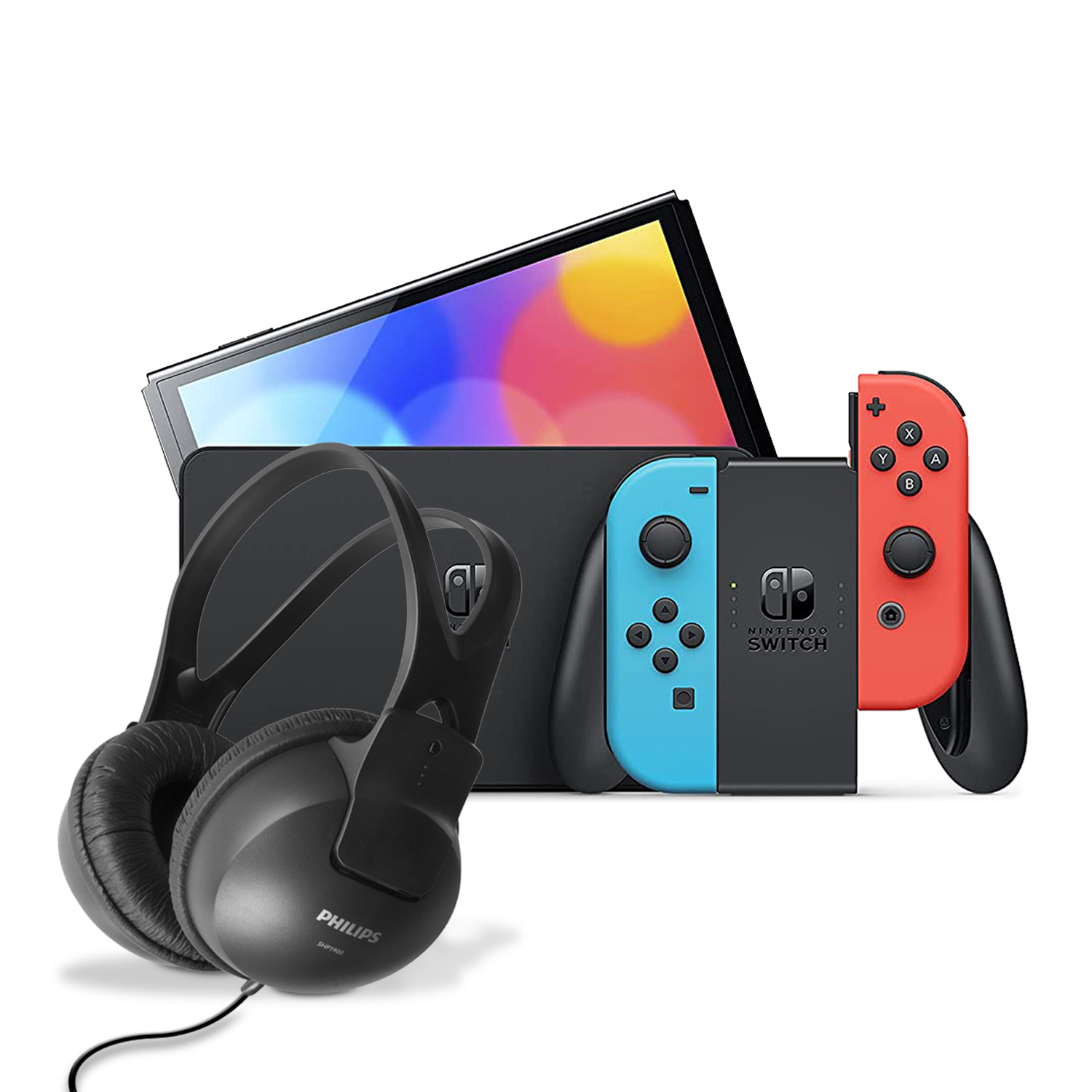 Consola Nintendo Switch OLED 64GB Azul / Rojo Neón