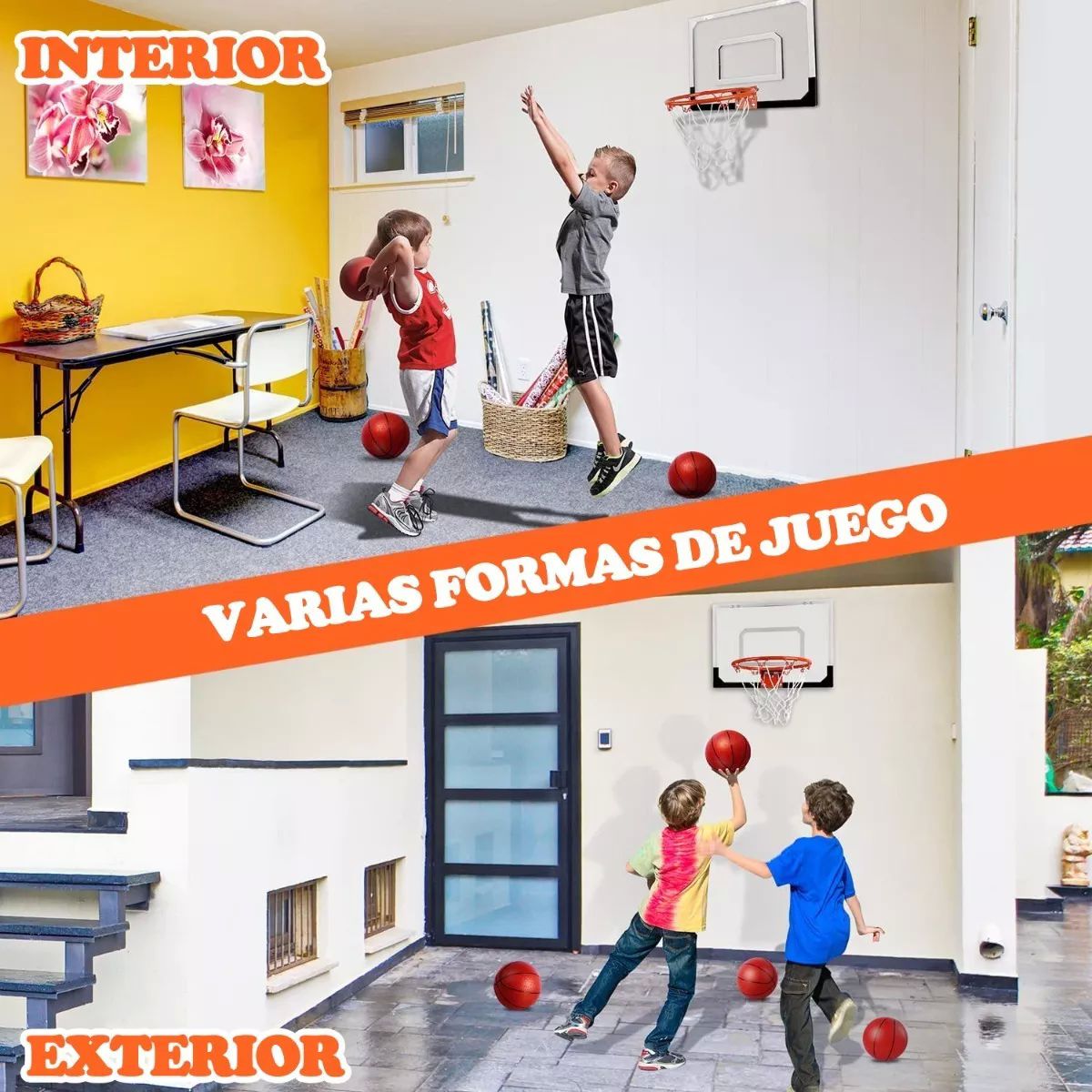 Canasta Tablero Básquetbol Baloncesto Infantil para Niños Juguetes