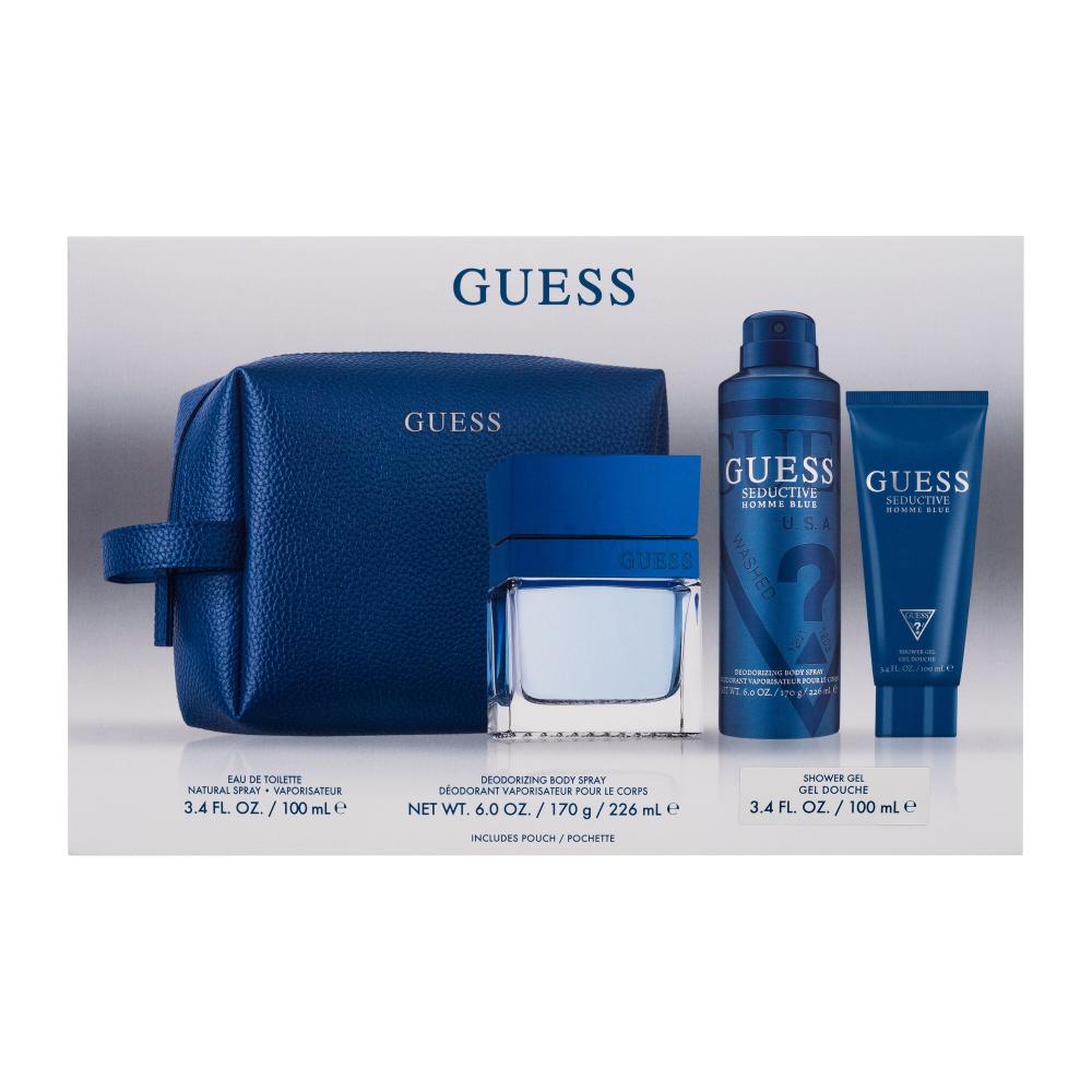 Set 4 Piezas Guess Seductive Homme Blue para Hombre EDT