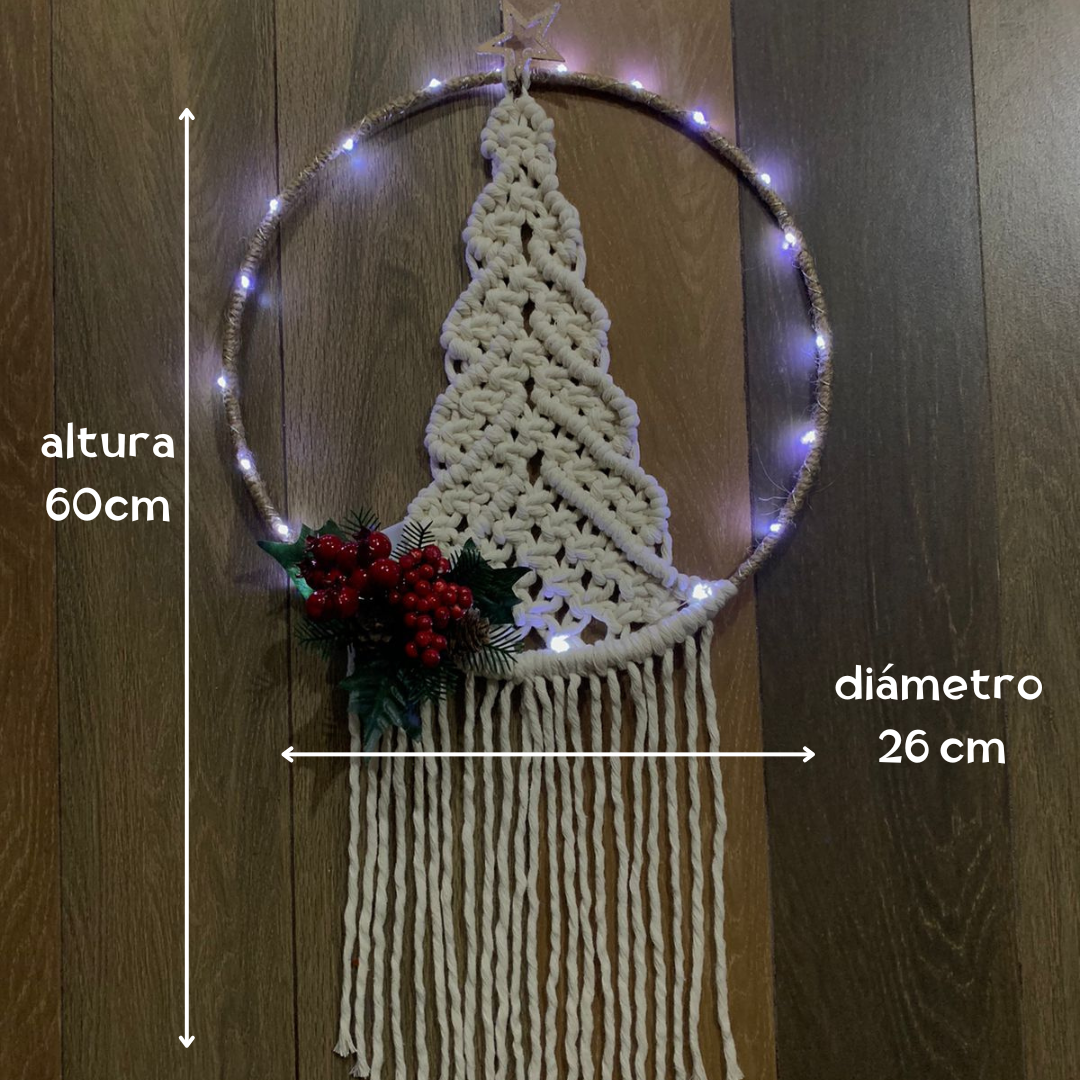Aro con Luz Pino Macramé