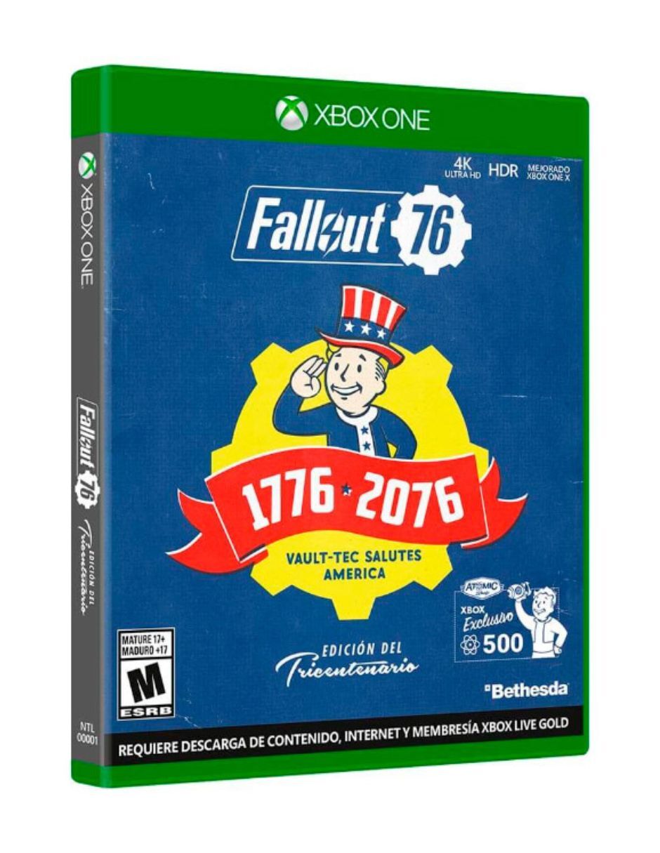 Fallout 76 - Xbox One Tricentennial Edition.