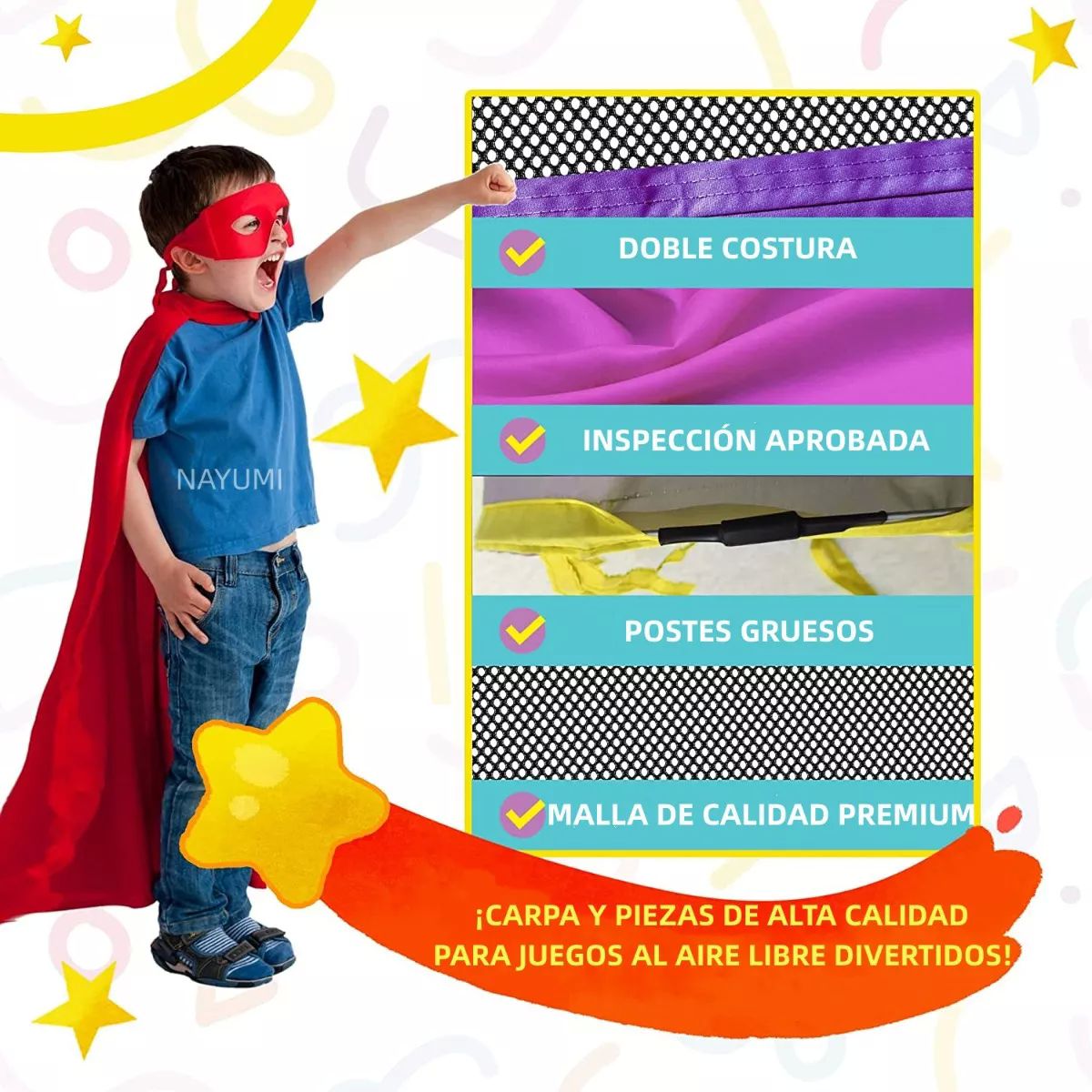 Túnel Infantil para Niños con Alberca para Pelotas Tienda Carpa Casita Castillo 7 en 1 Juguetes