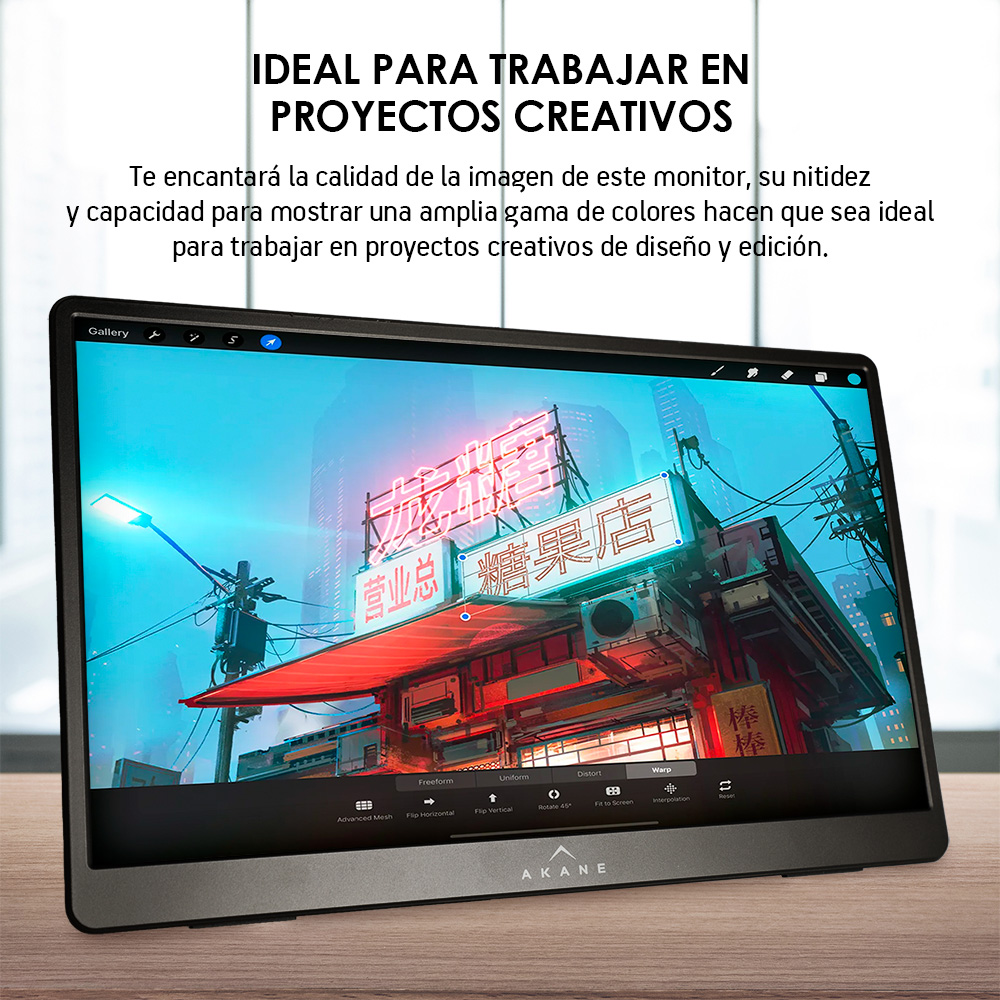 Monitor Portátil Full HD de 15.6 pulgadas para Laptop, Tablet y Celular Android