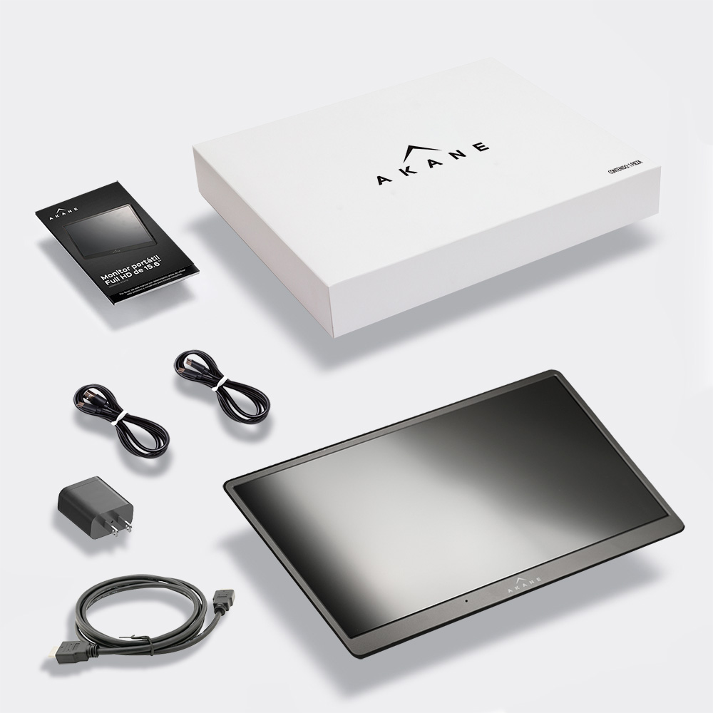 Monitor Portátil Full HD de 15.6 pulgadas para Laptop, Tablet y Celular Android