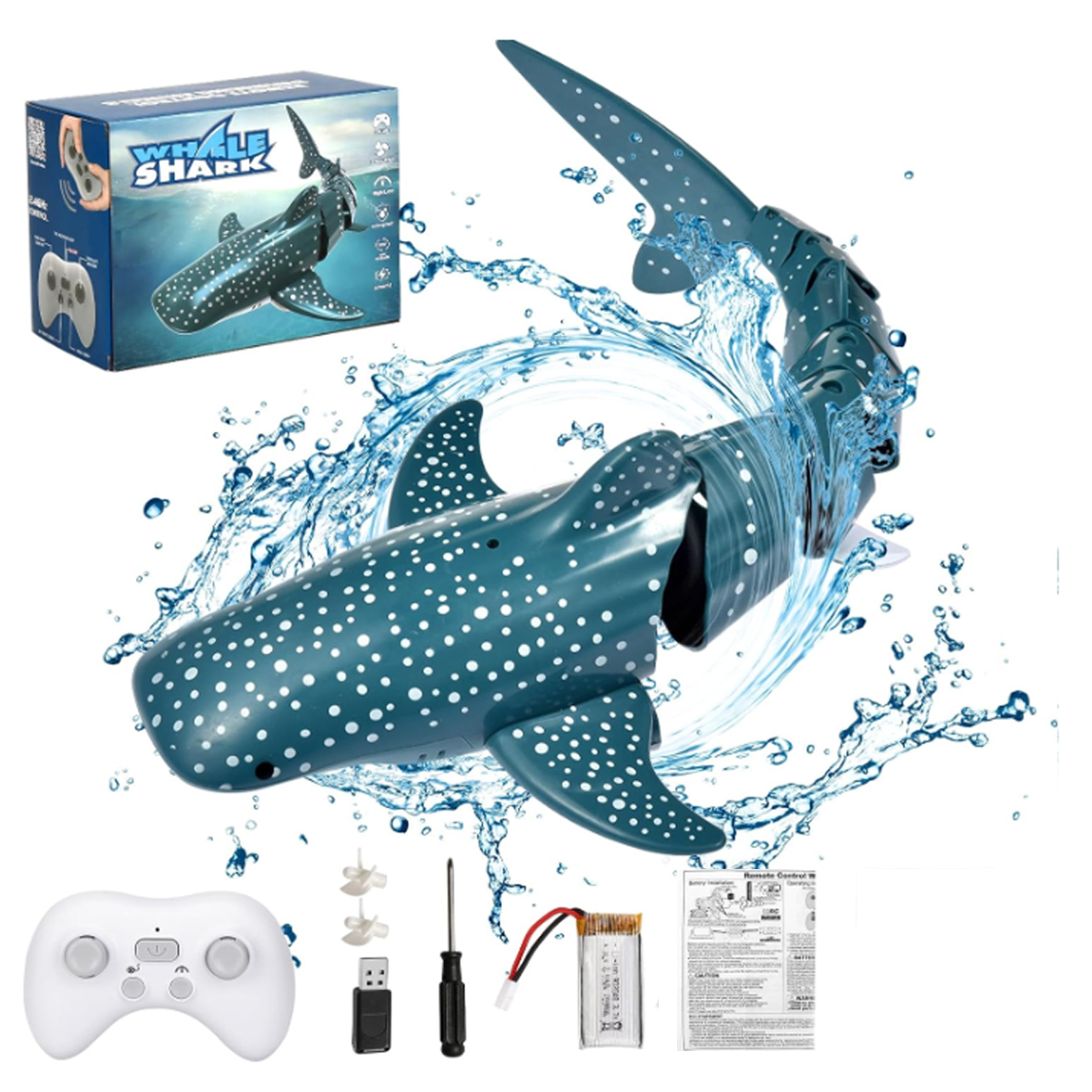 Juguete Ballena Azul de Control Remoto