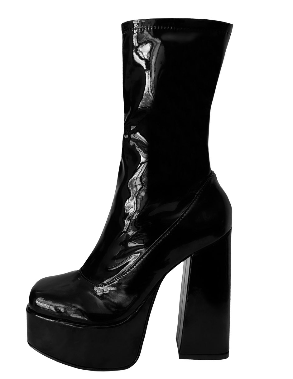 Bota media pierna para mujer