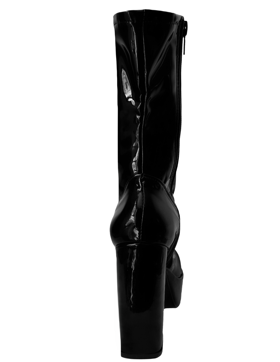 Bota media pierna para mujer