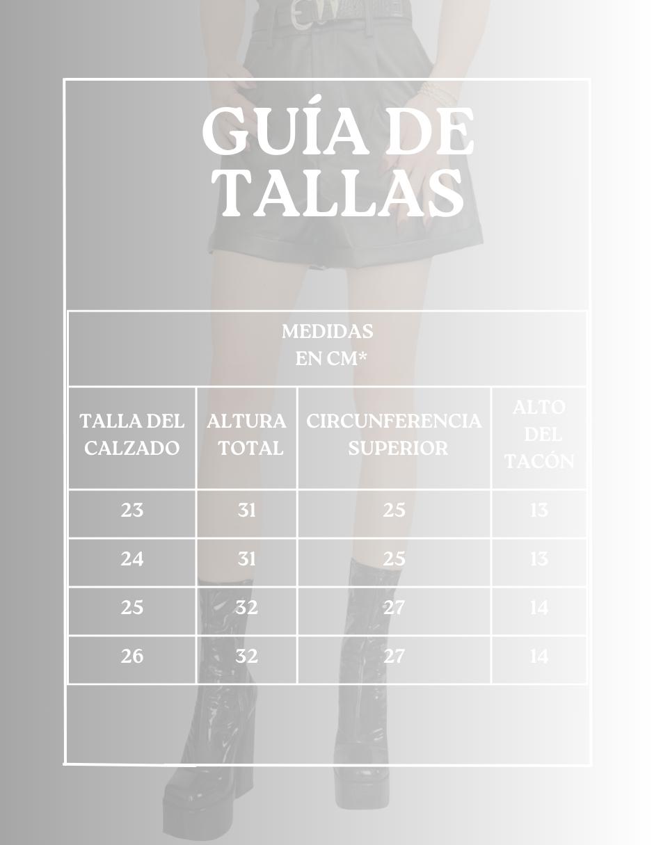 Bota media pierna para mujer