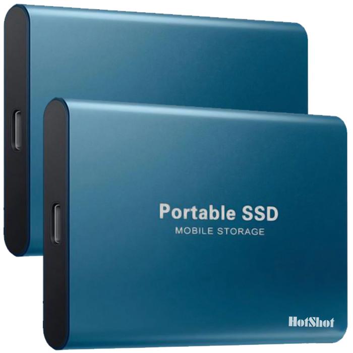 Disco Duro SSD Externo 4TB Interfaz MXMDD-006-2 2 Pzas 4TB Azul SSD Lectura 30 MBs Escritura 37 MBs USB-C Entrada USB-A-C Salida, SolidMini04TB-WIN