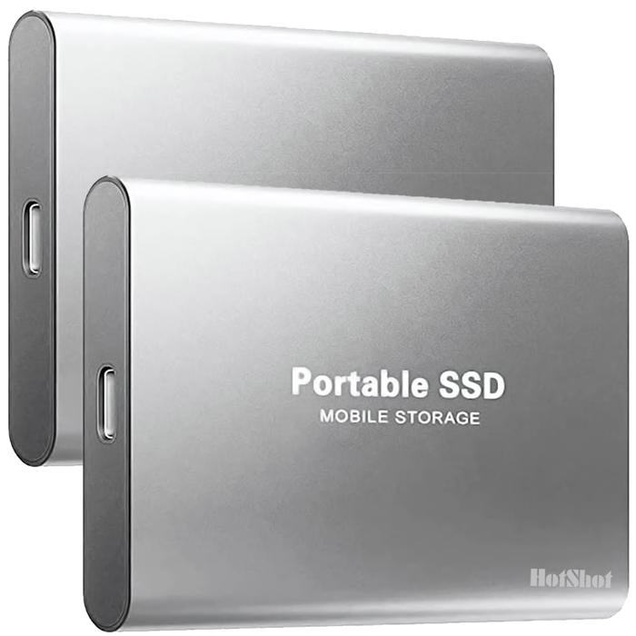 Disco Solido SSD Multimedia 4TB MXMDD-008-1 2 Pzas 4TB Plata SSD Lectura 30 MBs Escritura 37 MBs USB-C Entrada USB-A-C Salida, SolidMini04TB-WIN
