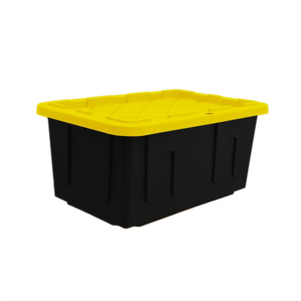 Caja de plástico uso rudo, contenedor resistente 