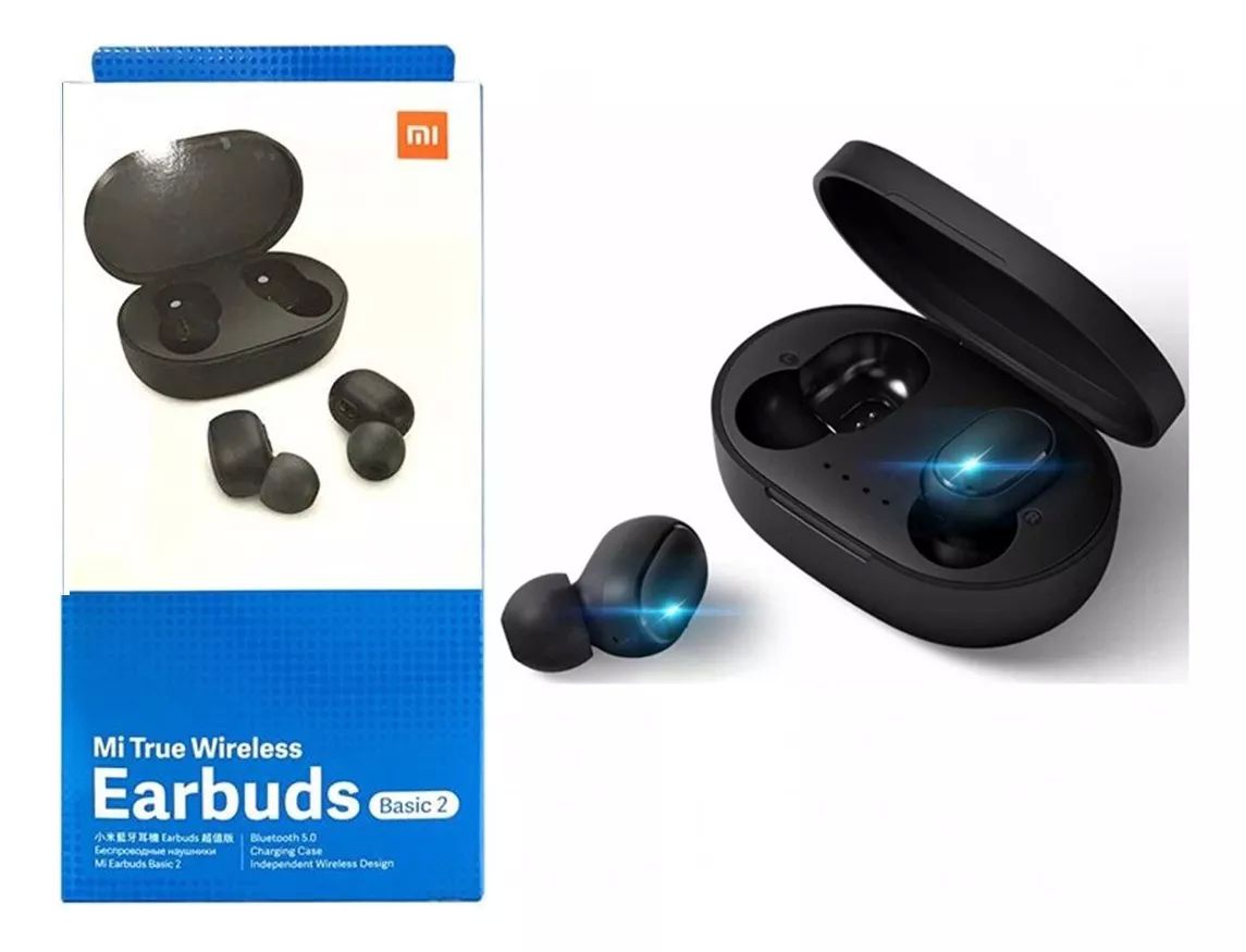 Audífonos In-ear Gamer Inalámbricos Xiaomi Redmi Airdots 2 Negro earbuds global