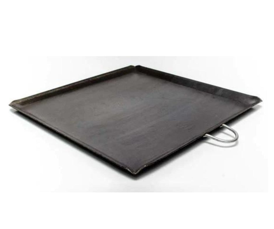 Comal Cuadrado Acero Dulce Negro 30 x 30 cm.
